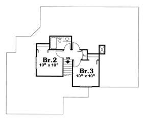 Floorplan 2 for House Plan #402-00568