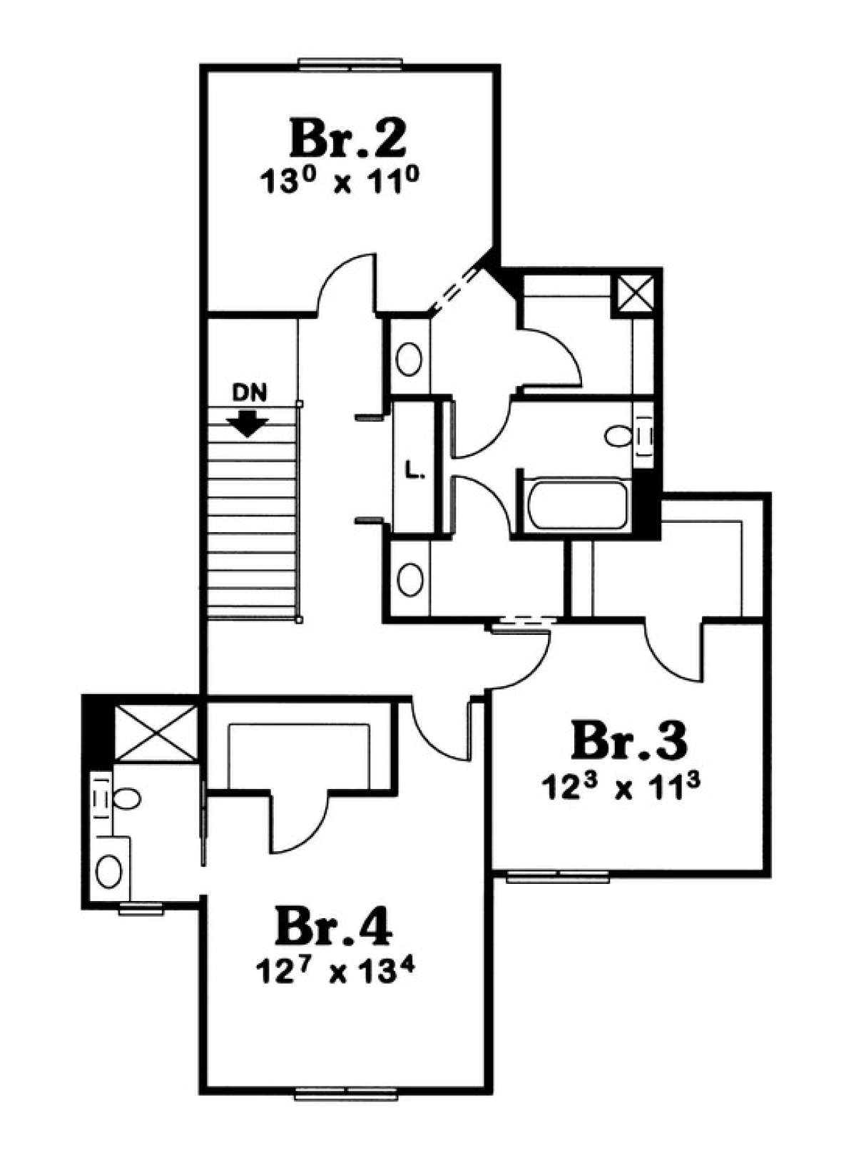 Floorplan 2 for House Plan #402-00577