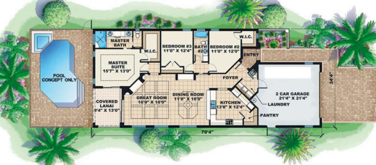 House Plan House Plan #4498 Drawing 1