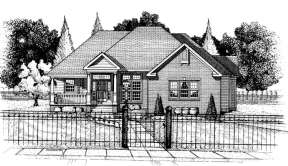 Traditional House Plan #402-00603 Elevation Photo