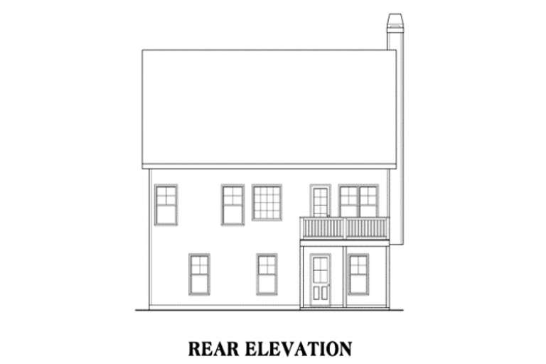 Ranch House Plan #009-00028 Elevation Photo