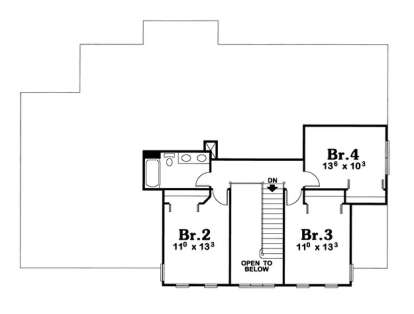Floorplan 2 for House Plan #402-00607