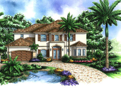 4 Bed, 3 Bath, 3335 Square Foot House Plan - #575-00003