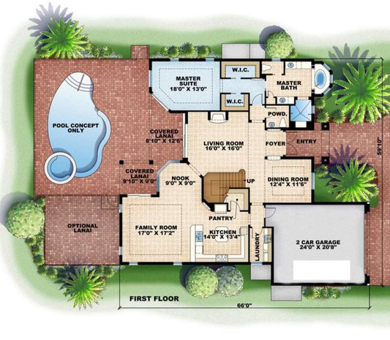 House Plan House Plan #4517 Drawing 1