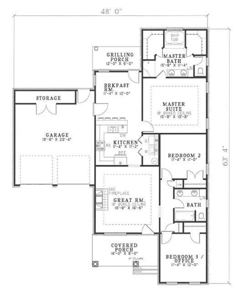 House Plan House Plan #4522 Drawing 1