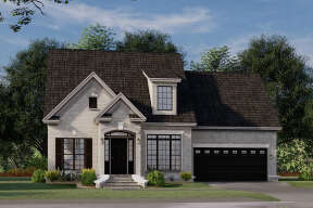 Country House Plan #110-00199 Elevation Photo