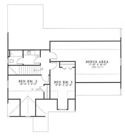 Second Floor for House Plan #110-00199