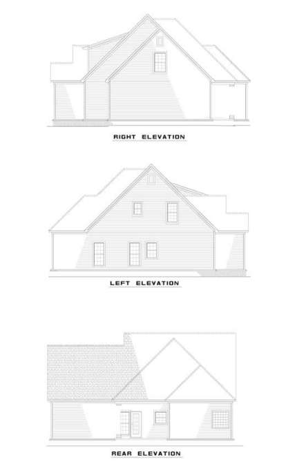 Traditional House Plan #110-00200 Elevation Photo