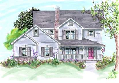 3 Bed, 2 Bath, 2708 Square Foot House Plan - #402-00627