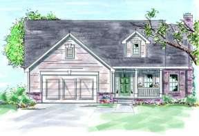 Traditional House Plan #402-00631 Elevation Photo