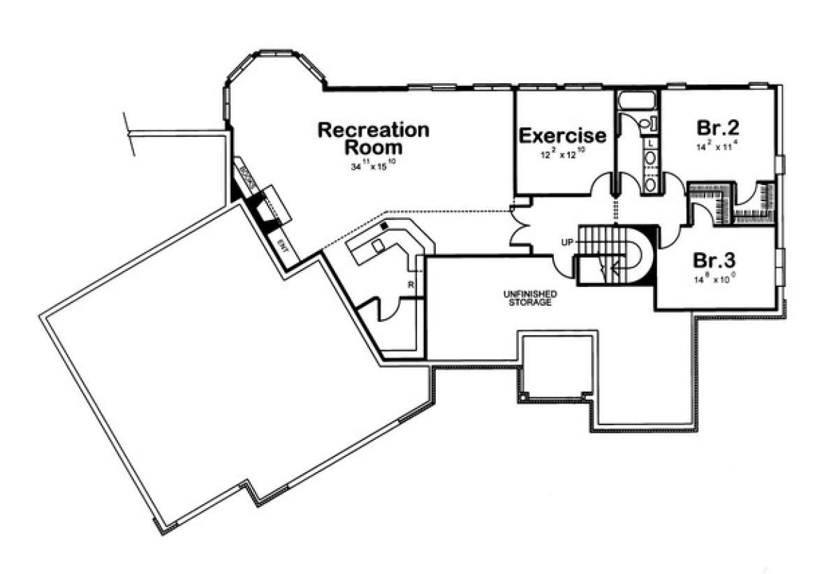 Floorplan 2 for House Plan #402-00644