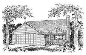 Country House Plan #402-00646 Elevation Photo