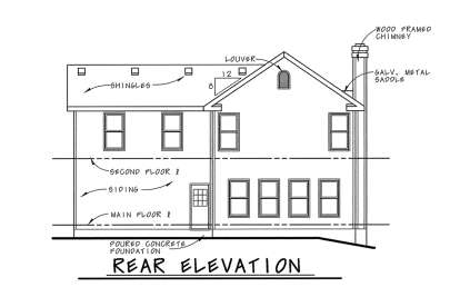 Farmhouse House Plan #402-00650 Elevation Photo