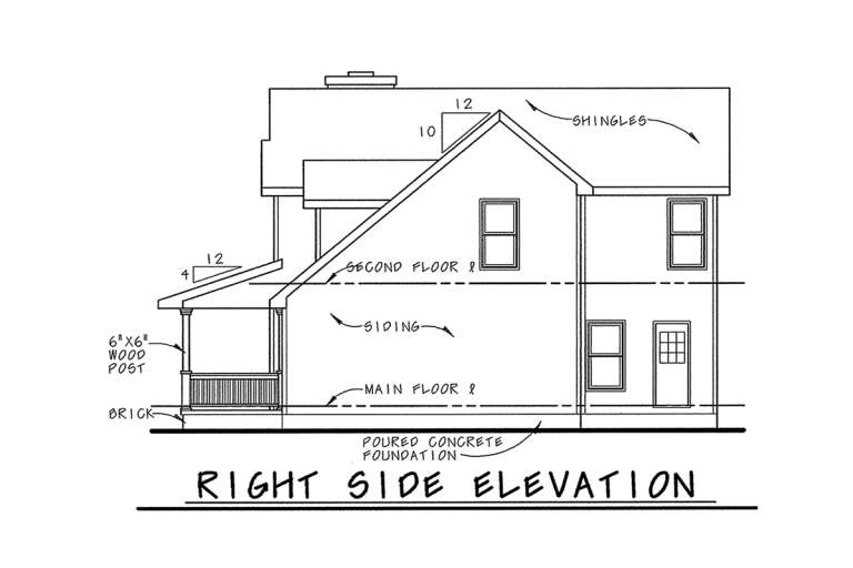 Farmhouse House Plan #402-00650 Elevation Photo