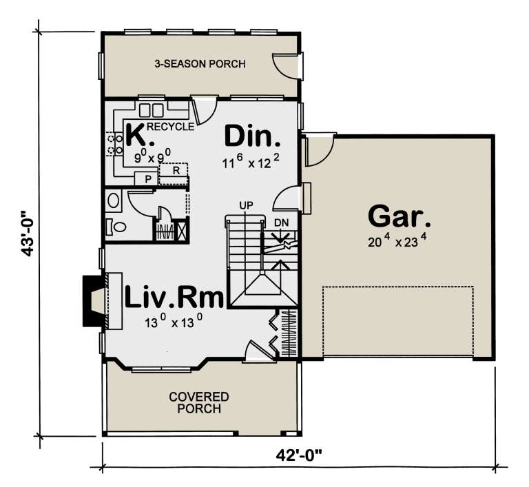 House Plan House Plan #4559 Drawing 1