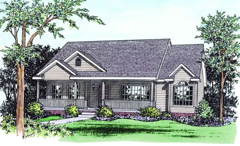 House Plan House Plan #4564 Front Elevation