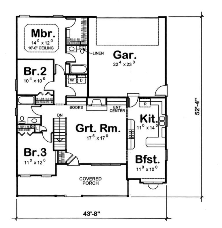 House Plan House Plan #4564 Drawing 1