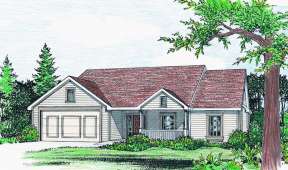 Country House Plan #402-00660 Elevation Photo