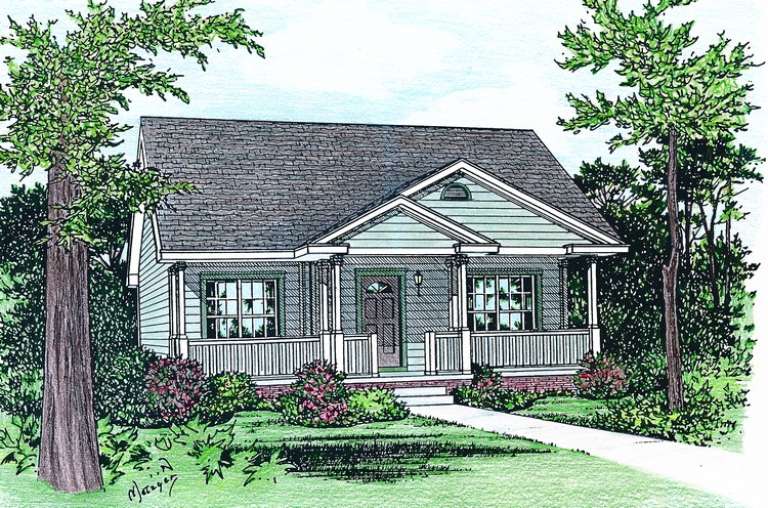 House Plan House Plan #4573 Front Elevation