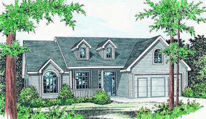Traditional House Plan #402-00669 Elevation Photo