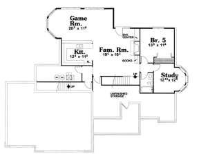 Floorplan 1 for House Plan #402-00700