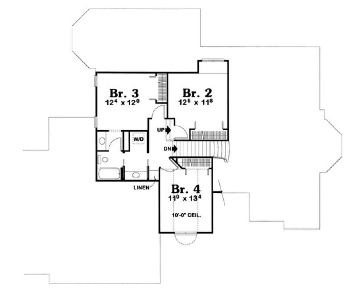 Floorplan 3 for House Plan #402-00700