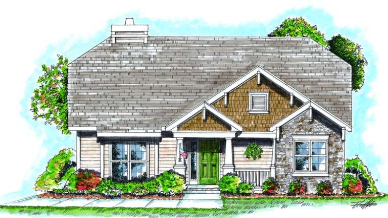 House Plan House Plan #4610 Front Elevation