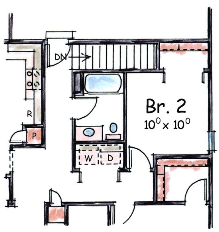 House Plan House Plan #4610 Drawing 2