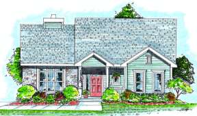 Traditional House Plan #402-00702 Elevation Photo
