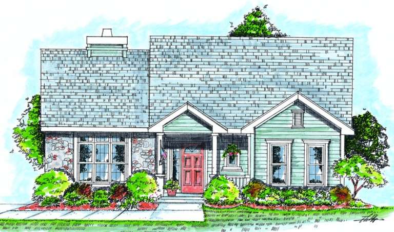 House Plan House Plan #4611 Front Elevation