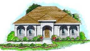 Ranch House Plan #402-00703 Elevation Photo