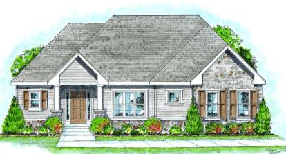 1 Bed, 1 Bath, 1888 Square Foot House Plan - #402-00704