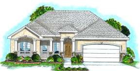Ranch House Plan #402-00708 Elevation Photo