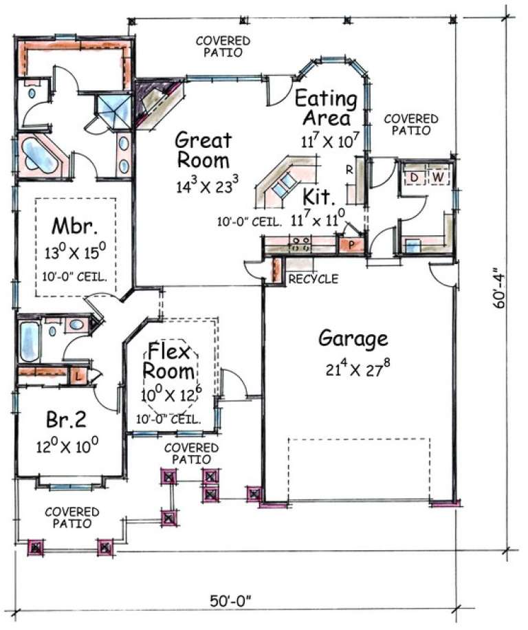House Plan House Plan #4617 Drawing 1