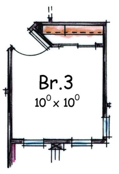 Optional Bedroom for House Plan #402-00709