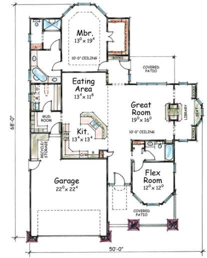 House Plan House Plan #4619 Drawing 1