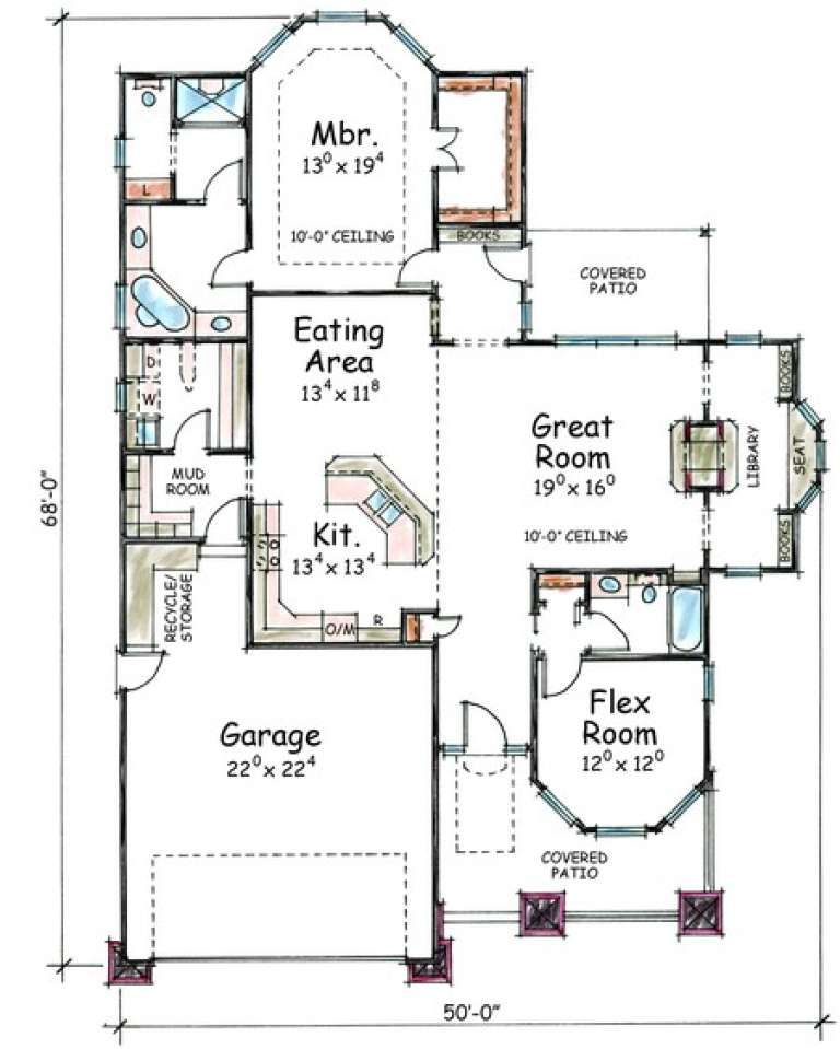 House Plan House Plan #4619 Drawing 1