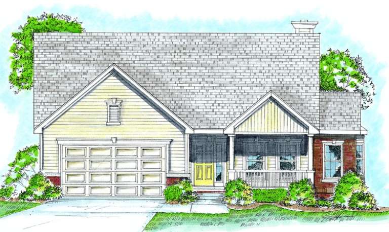 House Plan House Plan #4621 Front Elevation