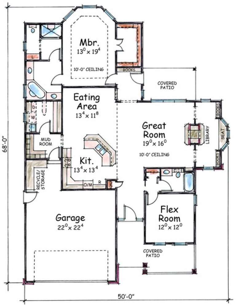 House Plan House Plan #4621 Drawing 1