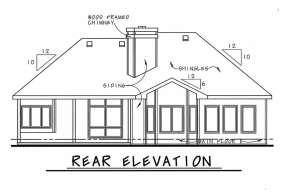 Traditional House Plan #402-00713 Elevation Photo