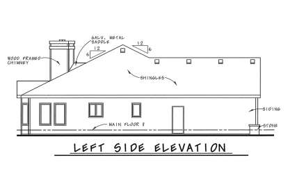 Traditional House Plan #402-00713 Elevation Photo
