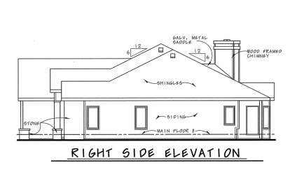 Traditional House Plan #402-00713 Elevation Photo