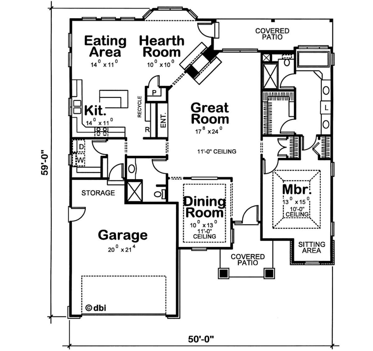 Main Floor  for House Plan #402-00713