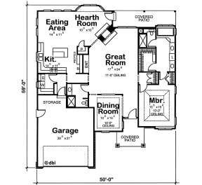 Main Floor  for House Plan #402-00714