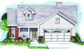 Ranch House Plan #402-00718 Elevation Photo