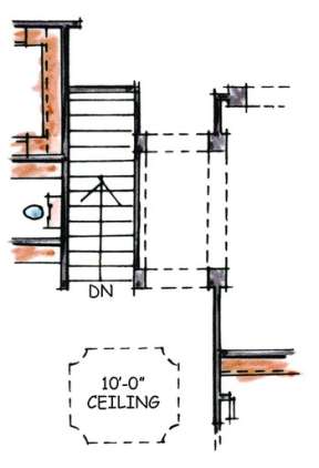 Optional Basement Floor Plan for House Plan #402-00718
