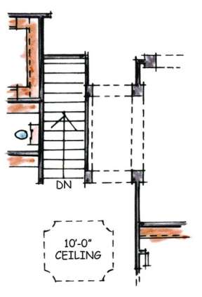 Optional Basement Floor Plan for House Plan #402-00718