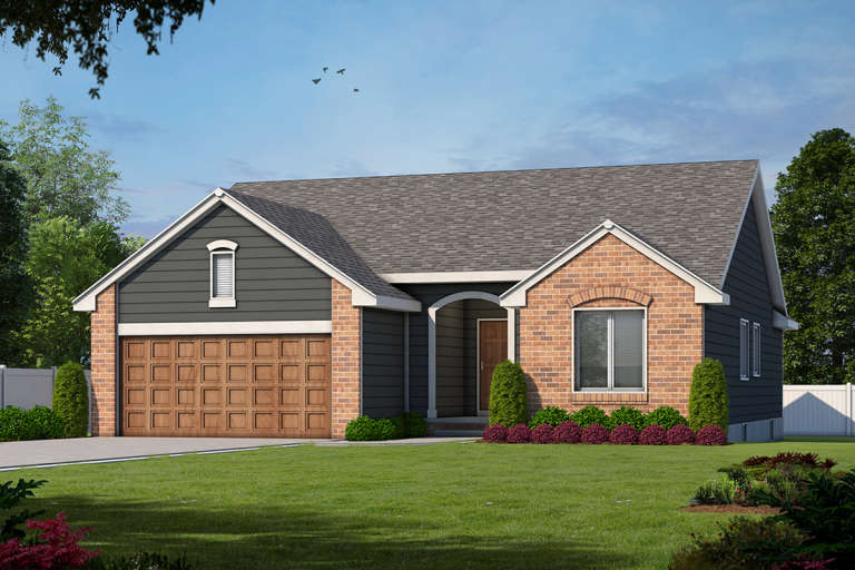 House Plan House Plan #4630 Front Rendering