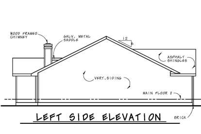 Ranch House Plan #402-00721 Elevation Photo