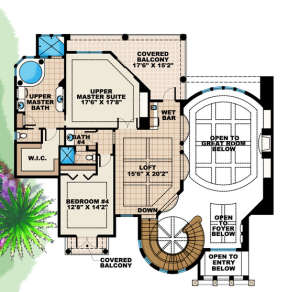 Floorplan 2 for House Plan #575-00009